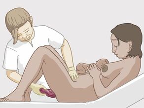 Expulsion du placenta, 10 à 30 minutes après l’accouchement. 